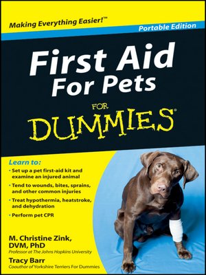cover image of First Aid For Pets For Dummies